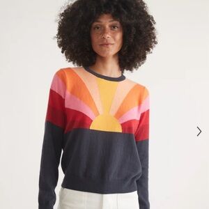 Marine Layer Sunset Icon Sweater